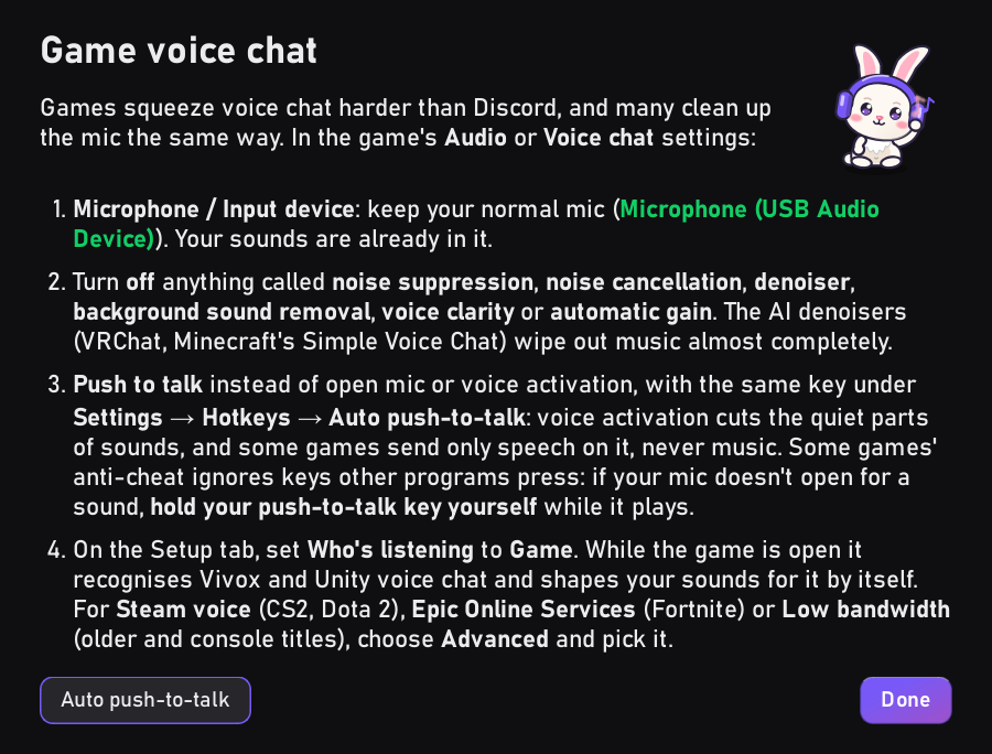 Onion Board's in-app game voice chat guide